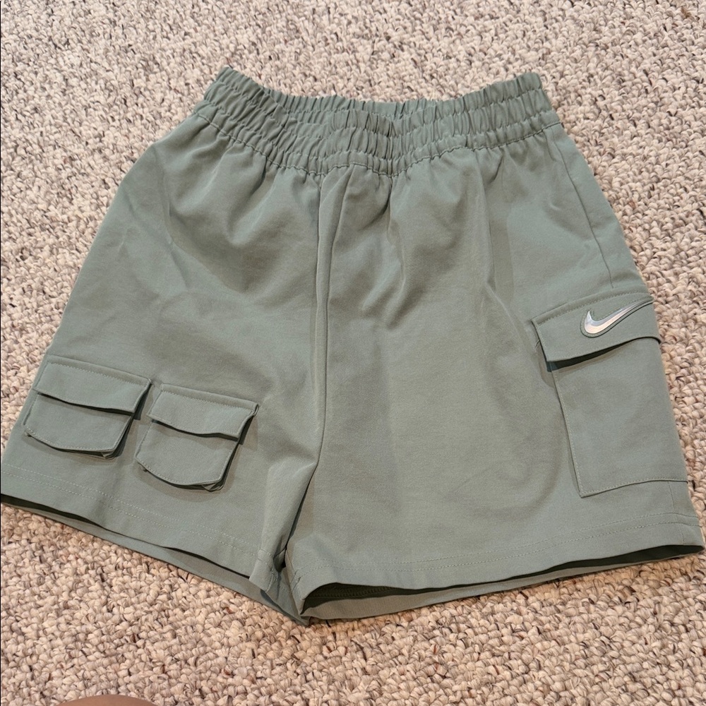 Nike Women's Olive Cargo Shorts